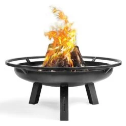 Cook King Porto Steel Fire Bowl - 100cm -Halls || Lifetime || Keter Sales 111268 porto fire bowl render2 min 1
