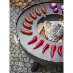 Cook King Kongo Deep Steel Fire Bowl -Halls || Lifetime || Keter Sales 111295 cook king kongo deep steel fire bowl close up4 min