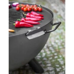 Cook King Kongo Deep Steel Fire Bowl -Halls || Lifetime || Keter Sales 111295 cook king kongo deep steel fire bowl close up5 min