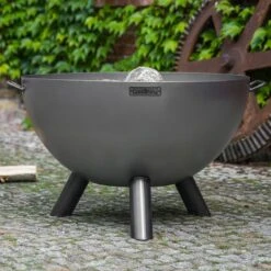 Cook King Kongo Deep Steel Fire Bowl -Halls || Lifetime || Keter Sales 111295 cook king kongo deep steel fire bowl insitu1 min