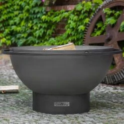 Cook King Fat Boy Heavy Duty Steel Fire Bowl -Halls || Lifetime || Keter Sales 111296 fat boy fire bowl insitu2 min 2