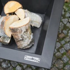 Cook King Brasil Square Steel Fire Bowl - 70cm -Halls || Lifetime || Keter Sales 111343 brasil fire bowl feature2 min