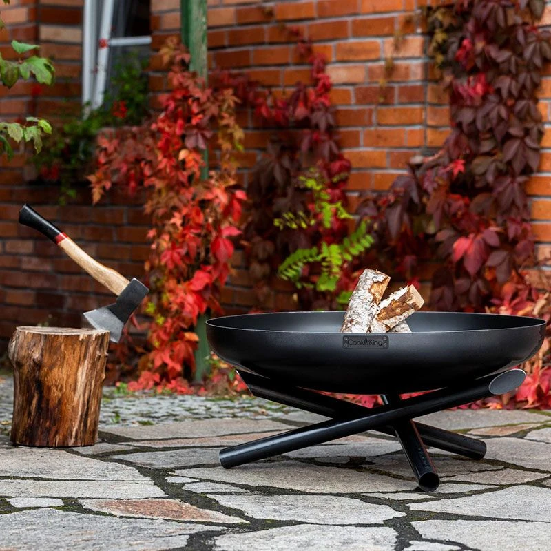 Cook King Indiana Steel Fire Bowl - 80cm 2 Cook King Indiana Steel Fire Bowl - 80cm - Image 2