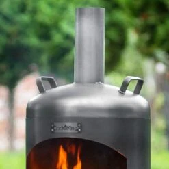 Cook King Faro Garden Stove Fire Pit -Halls || Lifetime || Keter Sales 111480 cook king faro garden stove fire pit close up1 min