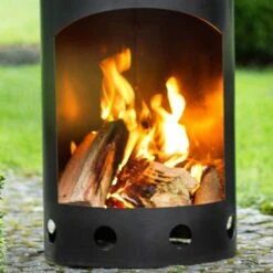 Cook King Faro Garden Stove Fire Pit -Halls || Lifetime || Keter Sales 111480 cook king faro garden stove fire pit close up3 min