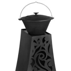 Cook King Havana Decorative Garden Stove Fire Pit -Halls || Lifetime || Keter Sales 111484 havana stove feature7 min