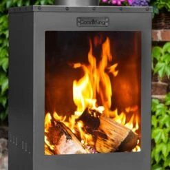 Cook King Rosa Garden Stove Fire Pit And Logstore -Halls || Lifetime || Keter Sales 111485 cook king rosa garden stove fire pit close up3 min