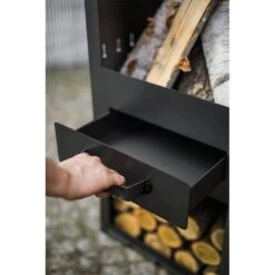 Cook King Rosa Garden Stove Fire Pit And Logstore -Halls || Lifetime || Keter Sales 111485 cook king rosa garden stove fire pit close up5 min 1