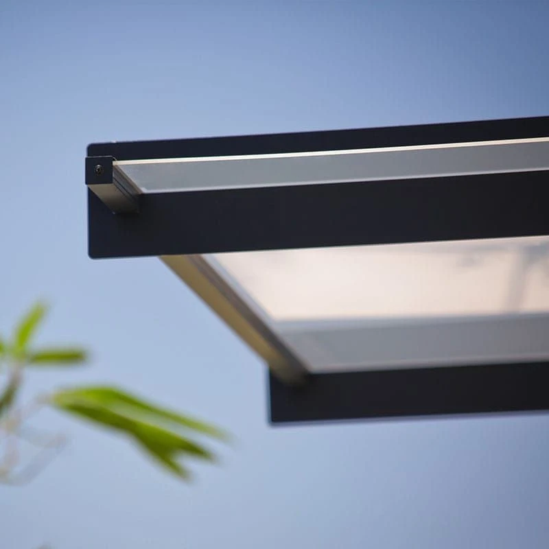 14' X 3' Palram Canopia Nancy 4100 Door Canopy - Grey (4.11m X 0.94m) 11 14' X 3' Palram Canopia Nancy 4100 Door Canopy - Grey (4.11m X 0.94m) - Image 11