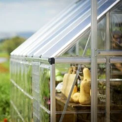 10' X 20' Palram Canopia Balance Silver Large Greenhouse (3.04m X 6.04m) -Halls || Lifetime || Keter Sales 11 707012 10x20 pc balance feature min
