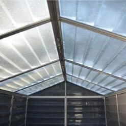 6' X 8' Palram Canopia Grey Skylight Plastic Shed (1.85m X 2.29m) -Halls || Lifetime || Keter Sales 12 705584hd 6x8 palram canopia grey skylight shed feature8 min