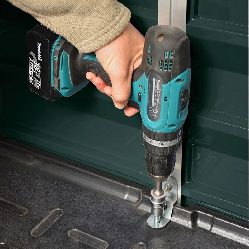 6' X 5' Palram Canopia Dark Green Skylight Plastic Shed (1.85m X 1.54m) 13 6' X 5' Palram Canopia Dark Green Skylight Plastic Shed (1.85m X 1.54m) - Image 13