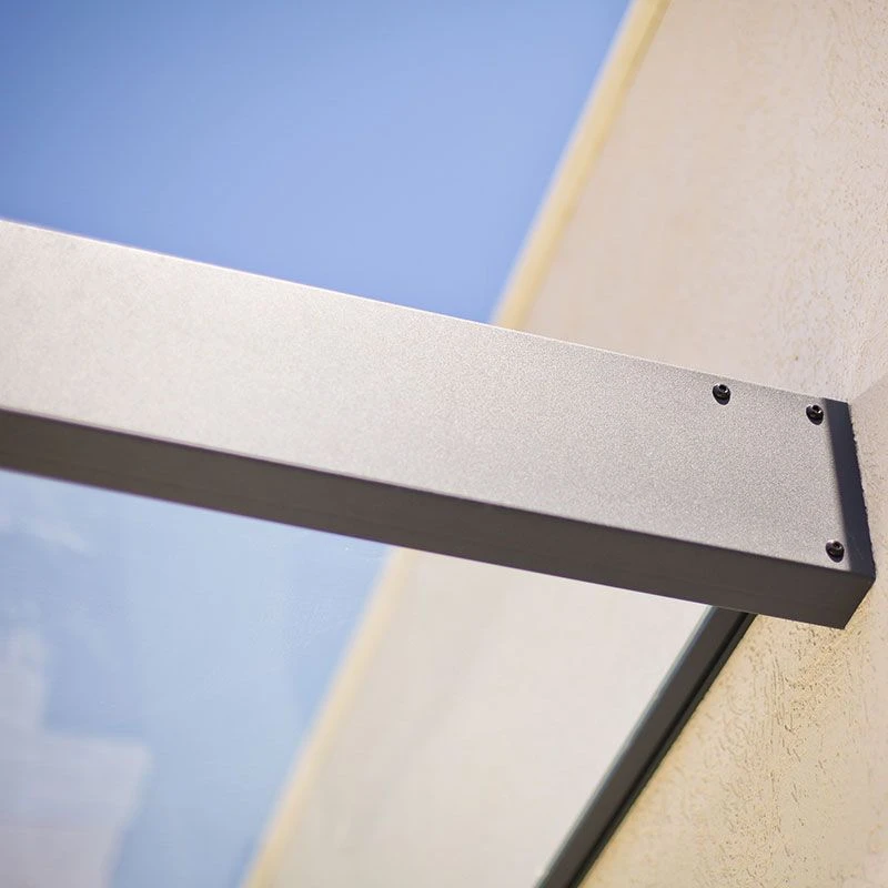 7’1 X 3’1 Palram Canopia Sophia 2150 Grey Clear Door Canopy (2.15m X 0.95m) 12 7’1 X 3’1 Palram Canopia Sophia 2150 Grey Clear Door Canopy (2.15m X 0.95m) - Image 12