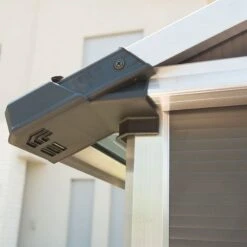 11' X 9' Palram Canopia Yukon Dark Grey Skylight Plastic Shed With WPC Floor (3.3m X 2.7m) 28 11' X 9' Palram Canopia Yukon Dark Grey Skylight Plastic Shed With WPC Floor (3.3m X 2.7m) -Halls || Lifetime || Keter Sales 13 705160 11x9 palram canopia yukon shed feature7 min