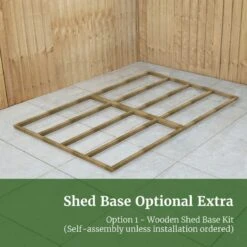 10' X 6' Forest Timberdale 25yr Guarantee Tongue & Groove Pressure Treated Windowless Apex Shed (3.06m X 1.98m) -Halls || Lifetime || Keter Sales 14 timberdale wooden shed base 6x10 image bsd