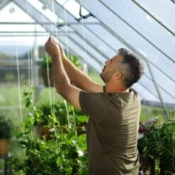 10' X 20' Palram Canopia Balance Silver Large Greenhouse (3.04m X 6.04m) -Halls || Lifetime || Keter Sales 14 707012 10x20 pc balance feature min