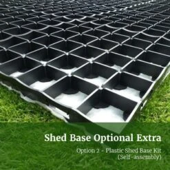 10' X 6' Forest Timberdale 25yr Guarantee Tongue & Groove Pressure Treated Windowless Apex Shed (3.06m X 1.98m) -Halls || Lifetime || Keter Sales 15 timberdale plastic shed base image bsd 6