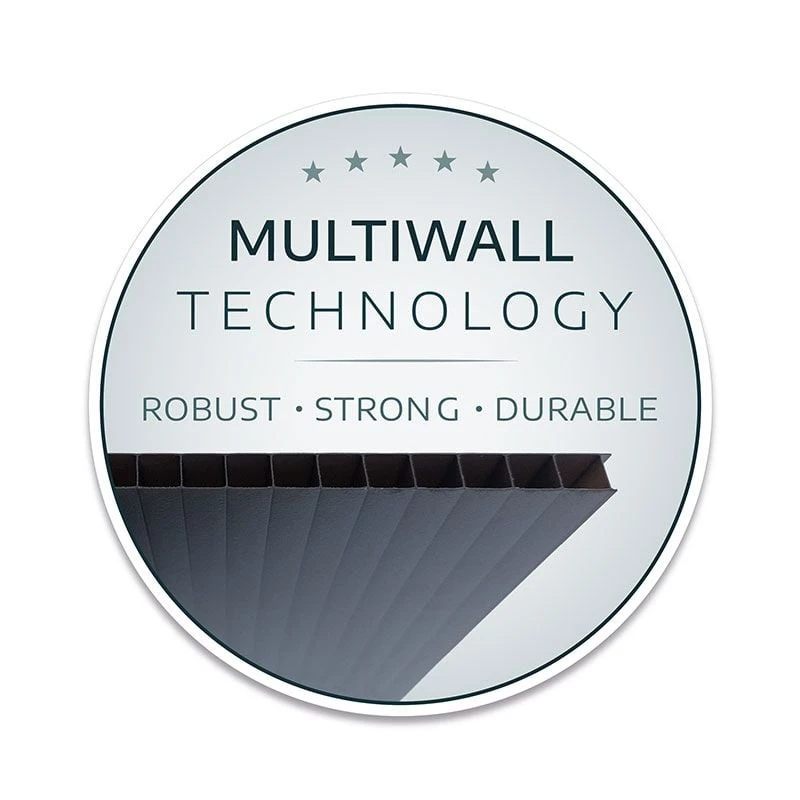 11' X 9' Palram Canopia Yukon Dark Grey Skylight Plastic Shed With WPC Floor (3.3m X 2.7m) 14 11' X 9' Palram Canopia Yukon Dark Grey Skylight Plastic Shed With WPC Floor (3.3m X 2.7m) - Image 14