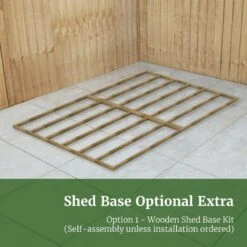 12' X 8' Forest Timberdale 25yr Guarantee Tongue & Groove Pressure Treated Apex Shed – 4 Windows (3.65m X 2.52m) -Halls || Lifetime || Keter Sales 15timberdale wooden shed base 8x12 image 1 6