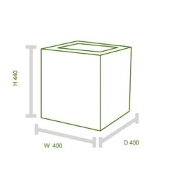 Forest Linear Square Wooden Garden Planter 1'x1' (0.4x0.4m) -Halls || Lifetime || Keter Sales 170309 2 linpl40hd