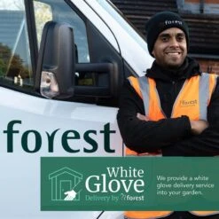 6' X 4' Forest Timberdale 25yr Guarantee Tongue & Groove Pressure Treated Apex Shed (1.93m X 1.33m) -Halls || Lifetime || Keter Sales 17fg timberdale white glove