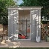 6' X 4' Yardmaster Platinum Tall Pent Metal Shed (1.9m X 1.19m)