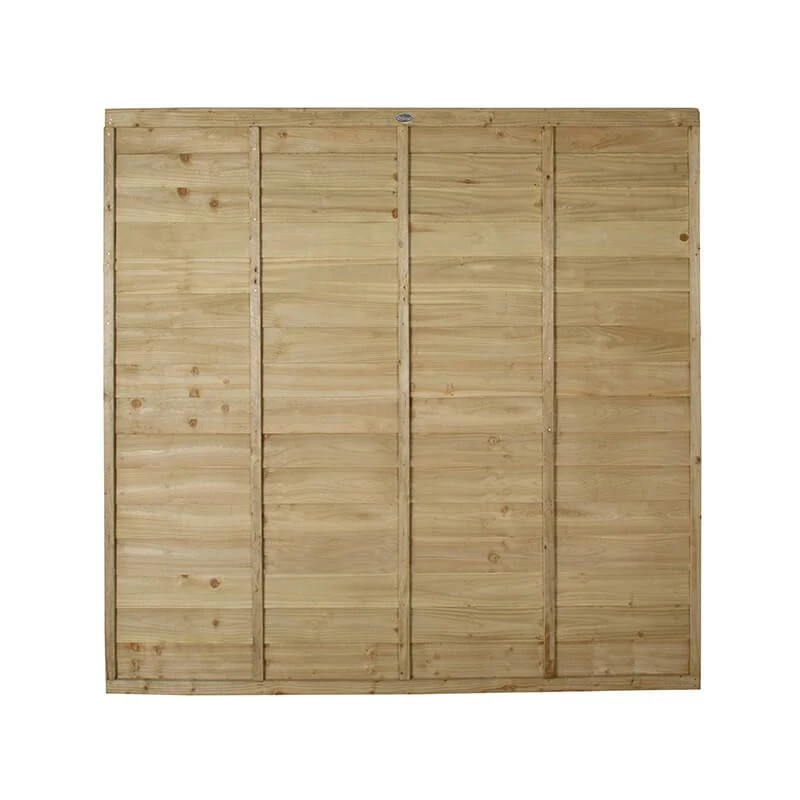 Forest 6' X 5'6 Pressure Treated Super Lap Fence Panel (1.83m X 1.68m) 3 Forest 6' X 5'6 Pressure Treated Super Lap Fence Panel (1.83m X 1.68m) - Image 3