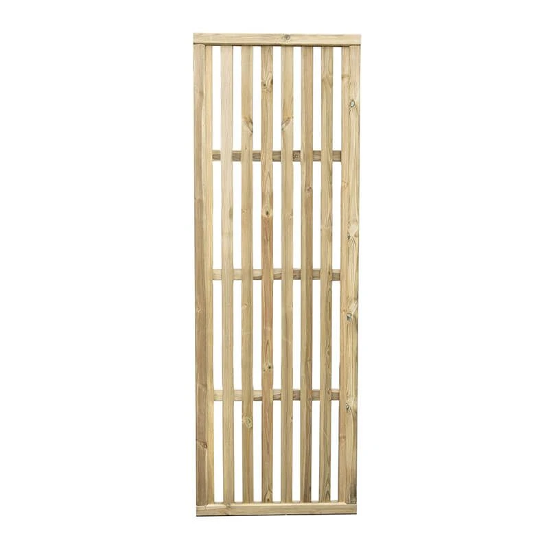 Forest 6' X 2' Pressure Treated Vertical Slatted Garden Screen Panel (1.8m X 0.6m) 3 Forest 6' X 2' Pressure Treated Vertical Slatted Garden Screen Panel (1.8m X 0.6m) - Image 3