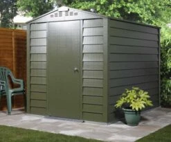 6' X 3' Trimetals Premium Titan 630 Metal Shed (1.76m X 1.01m) -Halls || Lifetime || Keter Sales 630 02