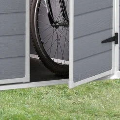 6' X 5' Keter Manor Plastic Garden Shed (1.85m X 1.52m) -Halls || Lifetime || Keter Sales 7 230255 6x5 keter manor feature4 min