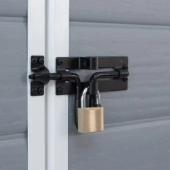 6' X 8' Keter Manor Plastic Garden Shed (1.86m X 2.37m) -Halls || Lifetime || Keter Sales 7 230256 6x8 keter manor feature2 min