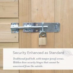 8' X 6' Forest Beckwood 25yr Guarantee Shiplap Pressure Treated Reverse Apex Wooden Shed (2.42m X 1.99m) -Halls || Lifetime || Keter Sales 7 beckwood security usp 1 21