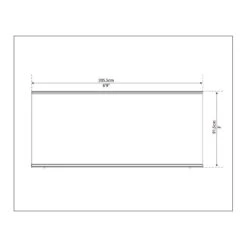 Palram Canopia Aquila 2050 Clear Door Canopy -Halls || Lifetime || Keter Sales 701125 aquila 2050 doorcover palram topview
