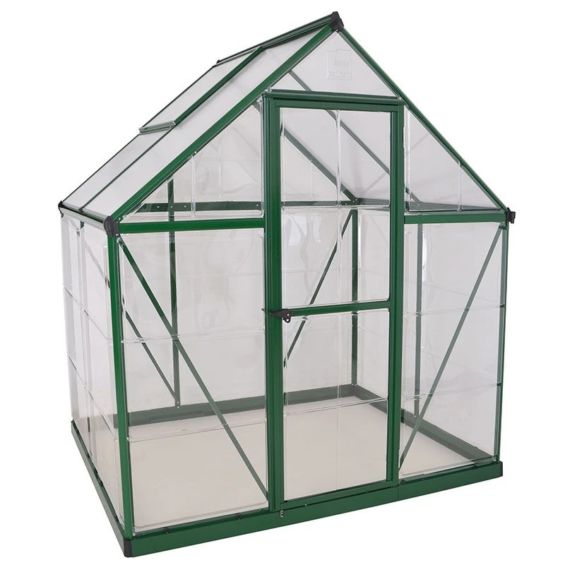 6'x4' Palram Canopia Hybrid Small Green Polycarbonate Greenhouse (1.8x1.2m) 9 6'x4' Palram Canopia Hybrid Small Green Polycarbonate Greenhouse (1.8x1.2m) - Image 9