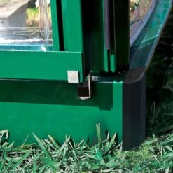 6'x12' Palram Canopia Hybrid Large Walk In Green Polycarbonate Greenhouse (1.8x3.6m) -Halls || Lifetime || Keter Sales 701785 hybrid 6x12 green base