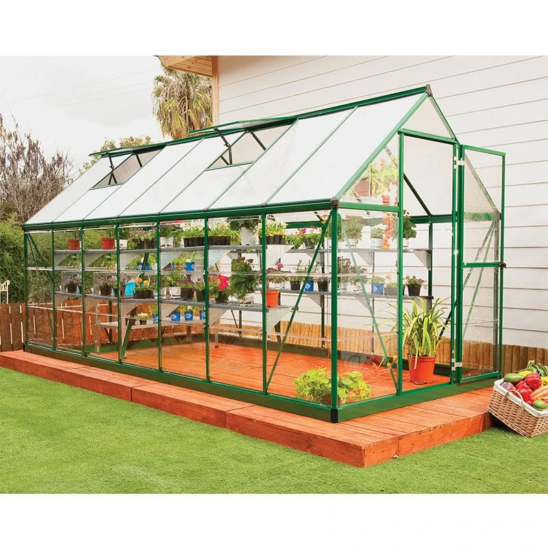 6'x14' Palram Canopia Hybrid Large Walk In Green Polycarbonate Greenhouse (1.8x4.2m) 1 6'x14' Palram Canopia Hybrid Large Walk In Green Polycarbonate Greenhouse (1.8x4.2m)