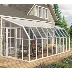 8' X 18' Palram Canopia Rion Clear Sun Room (2.57m X 5.70m)