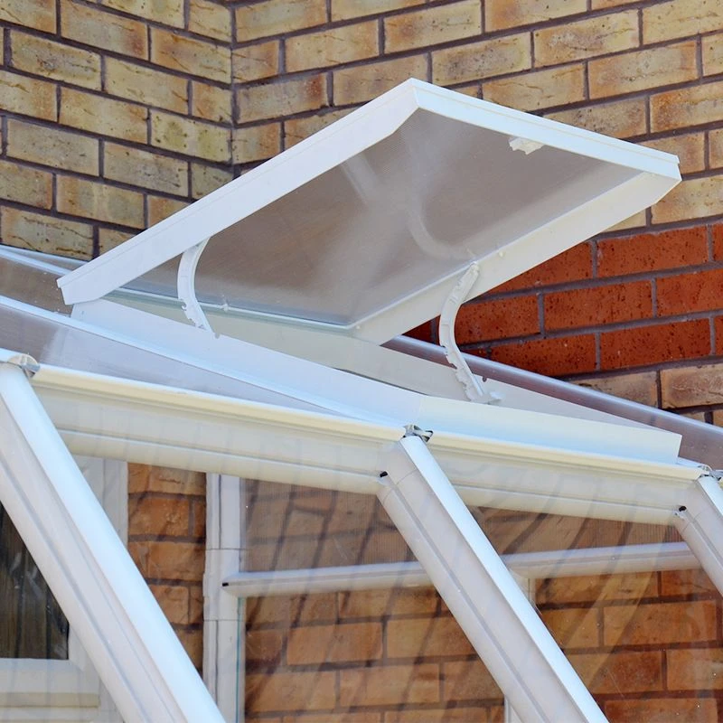 6'x8' Palram Canopia Rion White Lean To Greenhouse (1.8x2.4m) 2 6'x8' Palram Canopia Rion White Lean To Greenhouse (1.8x2.4m) - Image 2