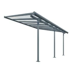 10x14 Palram Canopia Sierra Grey Patio Cover -Halls || Lifetime || Keter Sales 702639 palram sierra patio cover roof grey 3x4 25 cutout1