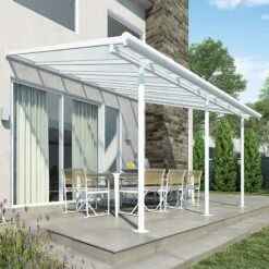 10x14 Palram Canopia Sierra White Patio Cover