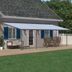 10x24 Palram Canopia Sierra Grey Patio Cover