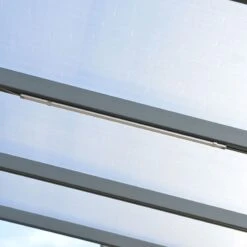 10x24 Palram Canopia Sierra White Patio Cover -Halls || Lifetime || Keter Sales 703194 palram sierra patio cover roof white 3x7 3 lighting3