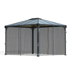 Palram Canopia Gazebo Netting For Martinique 3000/ 3600 -Halls || Lifetime || Keter Sales 703320 palram canopia martinique 3000 3600 gazebo netting cutout min