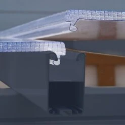 10x14 Palram Canopia SanRemo Grey Lean-To Conservatory -Halls || Lifetime || Keter Sales 703708 palram sanremo lean to conservatory 3x4 25 grey click and lock3