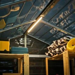 Palram Canopia Garden Lighting System -Halls || Lifetime || Keter Sales 704145 palram canopia garden lighting system insitu5 min