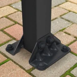 10x18 Palram Canopia Olympia Grey Patio Cover With Clear Panels -Halls || Lifetime || Keter Sales 704219 palram olympia patio cover roof grey 3x5 46 anchoring