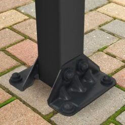 10x20 Palram Canopia Olympia Grey Patio Cover With Clear Panels -Halls || Lifetime || Keter Sales 704351 palram olympia patio cover roof grey 3x6 1 anchoring