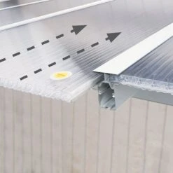 10x20 Palram Canopia Olympia White Patio Cover With Clear Panels -Halls || Lifetime || Keter Sales 704352 palram olympia patio cover roof white 3x6 1 sliding panels