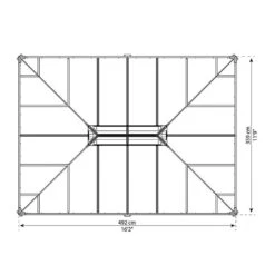 16x12 Palram Canopia Martinique 5000 Grey Garden Gazebo -Halls || Lifetime || Keter Sales 704672 palram martinique 5000 grey garden gazebo drawing2