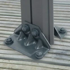 16x12 Palram Canopia Martinique 5000 Grey Garden Gazebo -Halls || Lifetime || Keter Sales 704672 palram martinique 5000 grey garden gazebo leg2